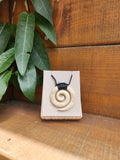 #1 Koru Whale Bone Carving