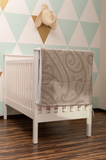 Baby knitted Blanket - Beige and Cream