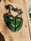 # 8 Koru Heart Breastplate Pair (65mm)