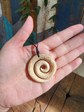 Koru Whale Bone Carving