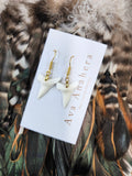 Shark Tooth Bone Earring