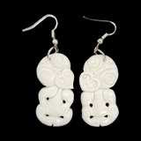 Tiki Bone Earrings #19