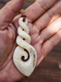 #W2 Pikorua (Twist) Whale Bone 80mm