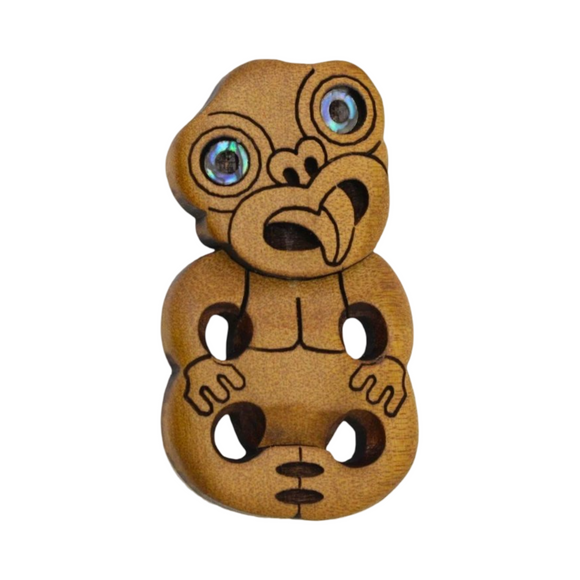 Kauri Wood Tiki Magnet