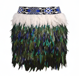 #H1 Korowai Adult Blue Green Half Length