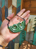 #B38 Double Koru Breastplate (80mm)