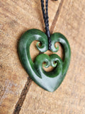 #2B Heart with Koru (60mm)