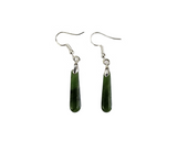 #23 Greenstone Earrings (25mm)