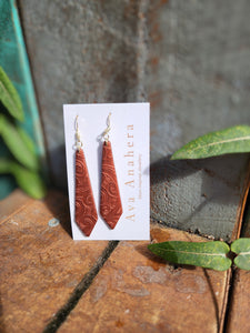 Copper Clay Earrings