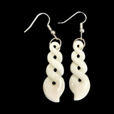 Pikorua Bone Earrings #14