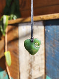 #B30 Manawa Koru Heart Pendant (25mm)