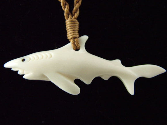 Medium Carved Shark Bone Carving #39