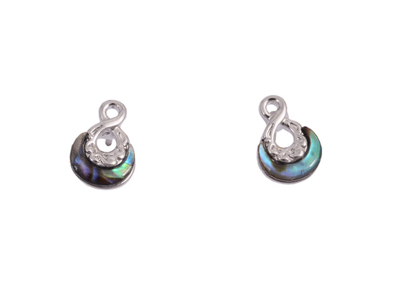 Paua Twist Earring