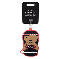 Maori Girl  Luggage Tag