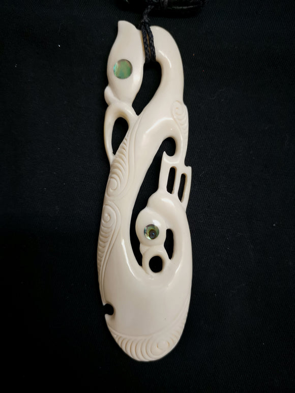 Large Bone Carving Manaia #4