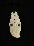 Medium Bone Carving Wheku/Pikorua #15