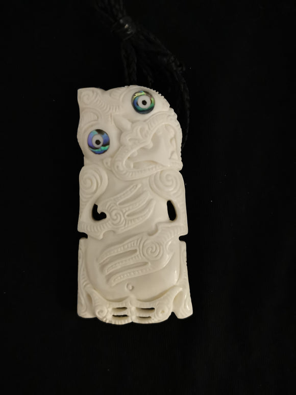 Medium Bone Carving Tiki #14