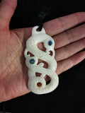 Medium Bone Carving Manaia #24