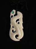 Medium Bone Carving Manaia #18