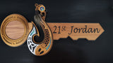 Hei Matau 21st Key with stand