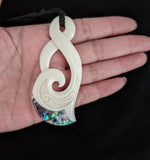 Medium Bone Carving Pikorua #3