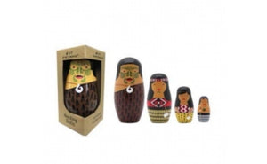 Māori Whānau Nesting Dolls
