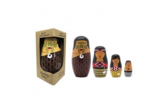 Māori Whānau Nesting Dolls