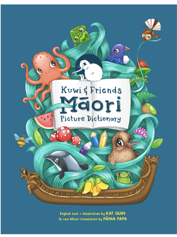 Kuwi & Friends Maori Dictionary Book