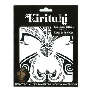 Māori Design Temporary Tattoo Face