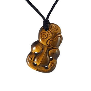 Tiger EyeTiki Pendant #8