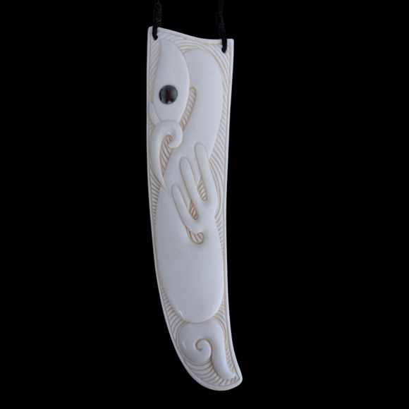 Large Niho Bone Carving  #78