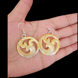 Koru Mother of Pearl Earrings